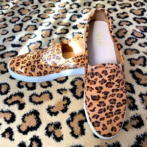 MIA Leopard Slip On Sneakers